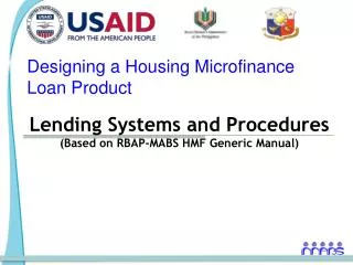 Designing a Housing Microfinance Loan Product