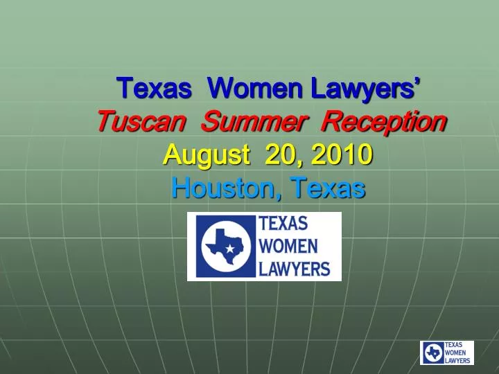 texas women lawyers tuscan summer reception august 20 2010 houston texas
