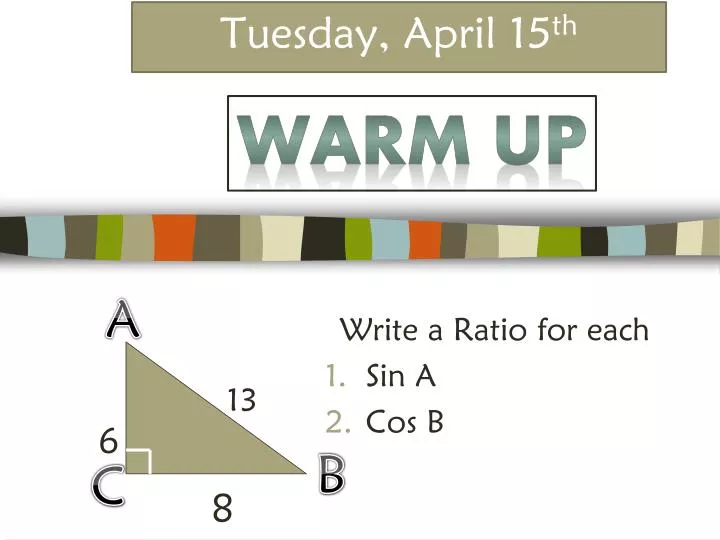 tuesday april 15 th