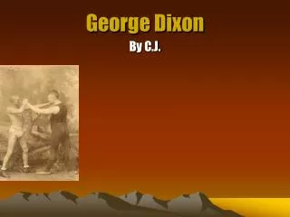 George Dixon