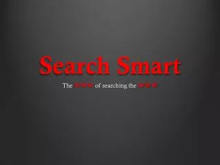 Search Smart