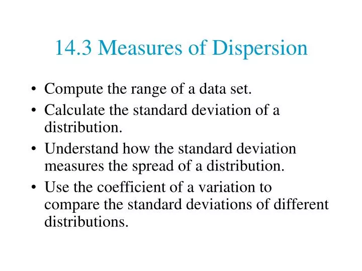 14 3 measures of dispersion