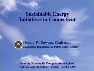 Sustainable Energy Initiatives in Connecticut