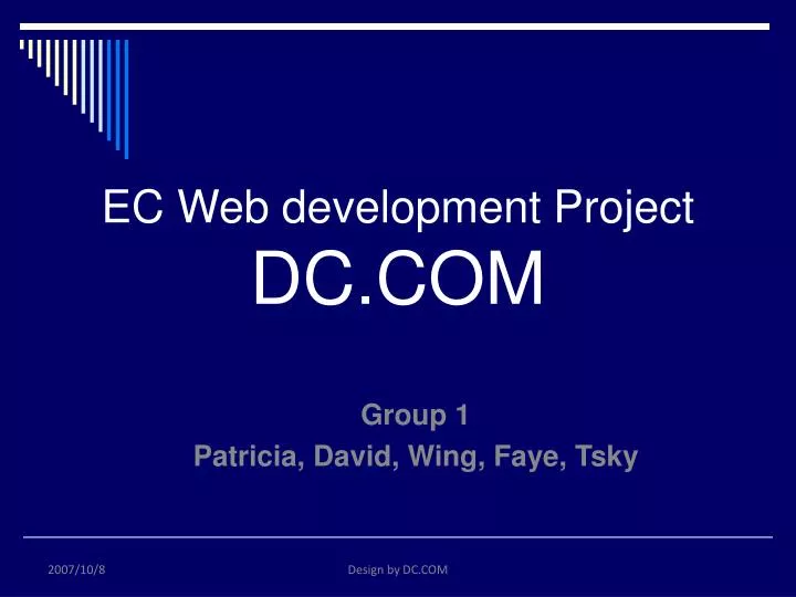ec web development project dc com