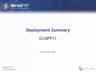 Deployment Summary