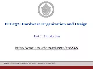 ECE232: Hardware Organization and Design