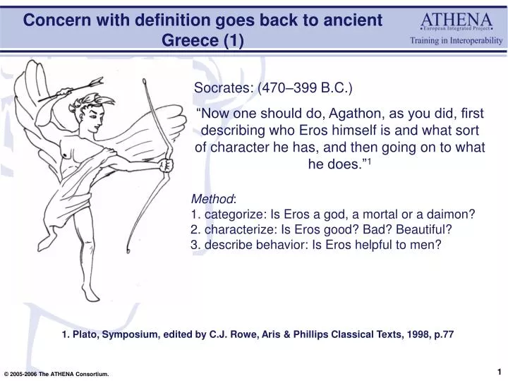 concern with definition goes back to ancient greece 1