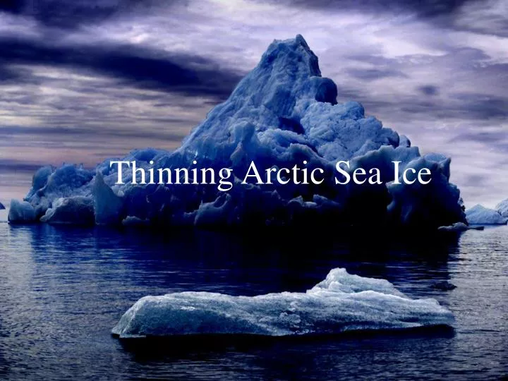 thinning arctic sea ice