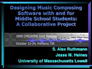 Designing Music Composing Software with and for Middle School Students: A Collaborative Project