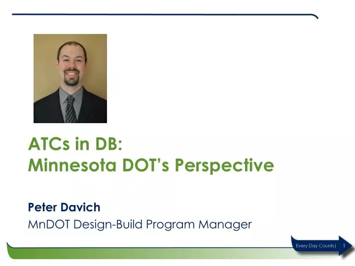 atcs in db minnesota dot s perspective