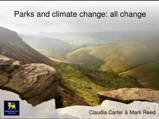 Parks and climate change: all change