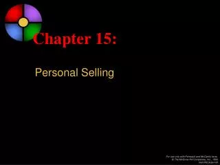 Chapter 15: Personal Selling