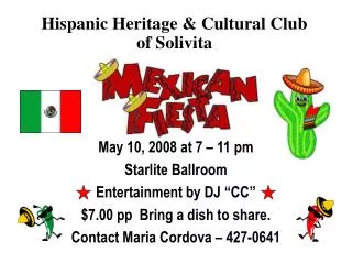 Hispanic Heritage &amp; Cultural Club of Solivita
