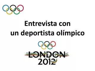 entrevista con un deportista ol mpico