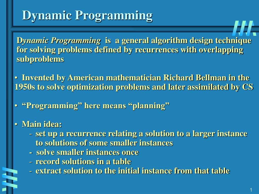 PPT - Dynamic Programming PowerPoint Presentation, free download - ID ...