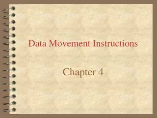 Data Movement Instructions