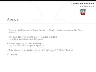 agenda
