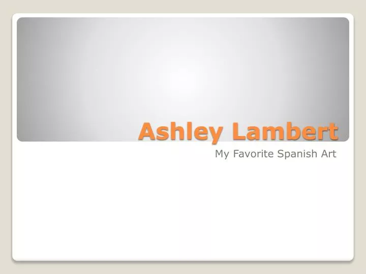 ashley lambert