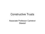 Constructive Trusts - slide 1