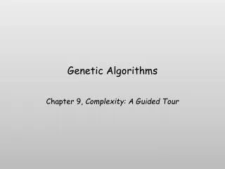 Genetic Algorithms