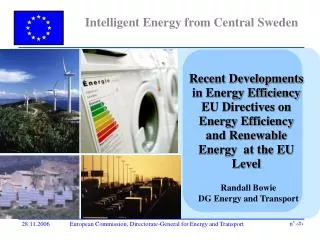 Intelligent Energy from Central Sweden