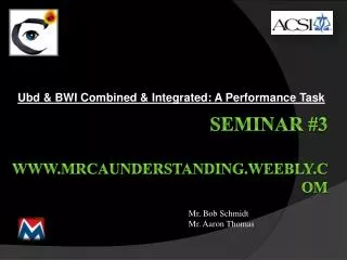 Seminar #3 mrcaunderstanding.weebly