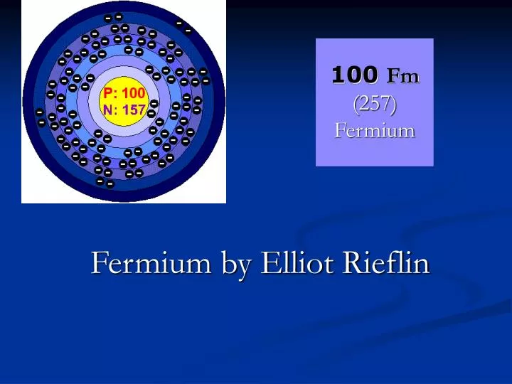 fermium by elliot rieflin