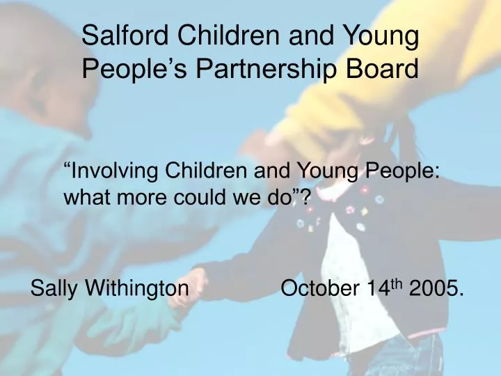 salford children and young people s partnership board