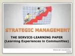 STRATEGIC MANAGEMENT - slide 1