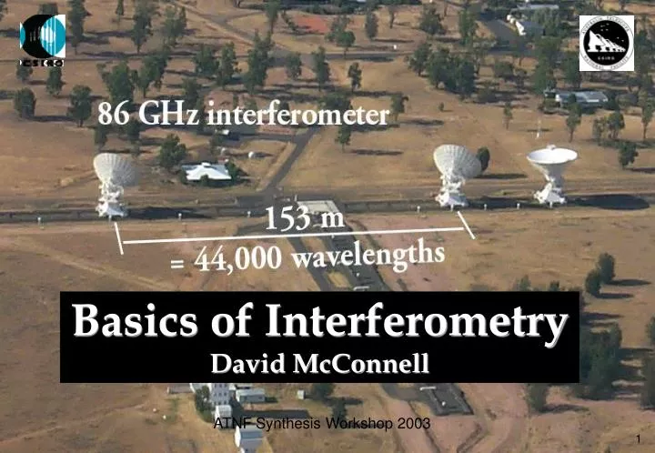 basics of interferometry david mcconnell
