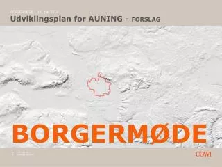 udviklingsplan for auning forslag