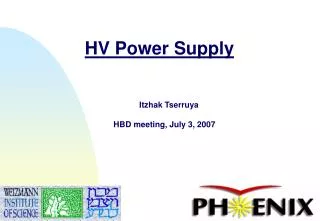 HV Power Supply