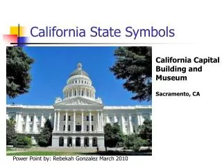 California State Symbols