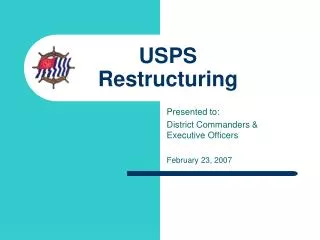 USPS Restructuring
