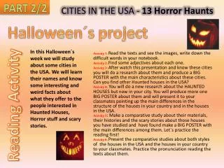 CITIES IN THE USA - 13 Horror Haunts