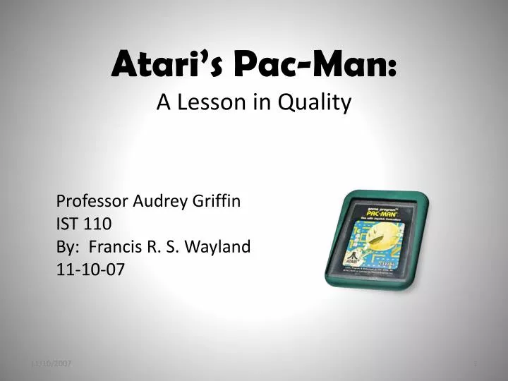 professor audrey griffin ist 110 by francis r s wayland 11 10 07