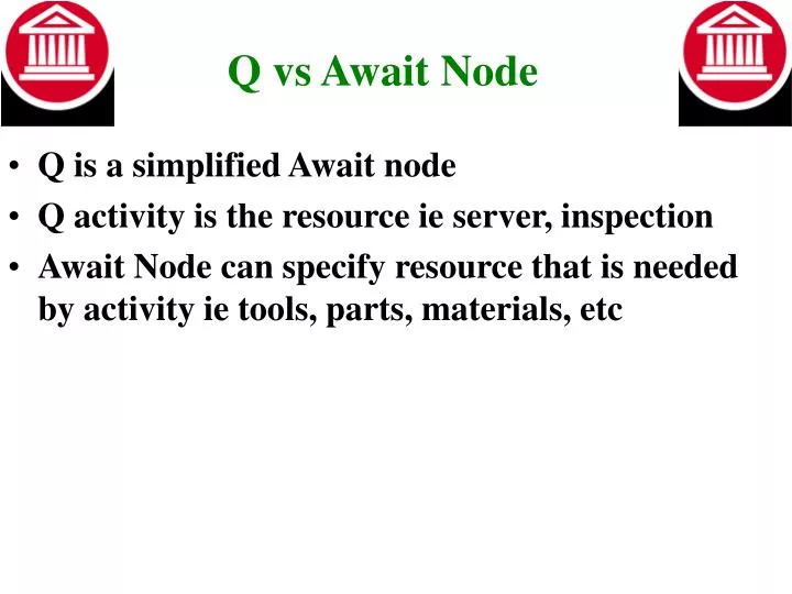 q vs await node