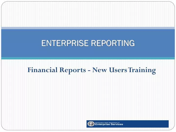 enterprise reporting
