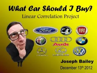 What Car Should I Buy? Linear Correlation Project