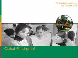 Global Fund grant