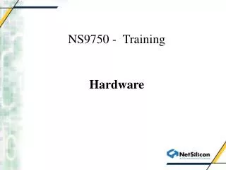 NS9750 - Training Hardware