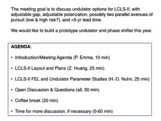 LCLS-II Timeline Compatible with Operations