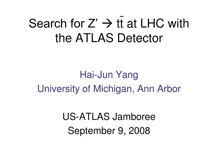 search for z tt at lhc with the atlas detector