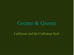Greene &amp; Greene - slide 1
