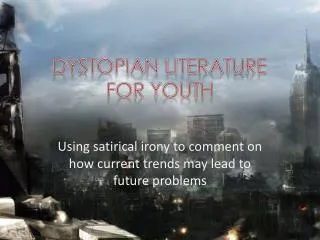 Dystopian literature for youth