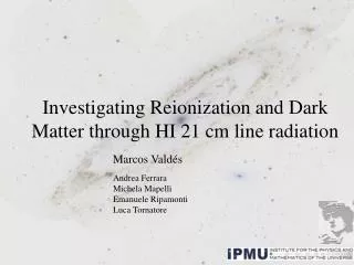 Investigating Reionization and Dark Matter through HI 21 cm line radiation
