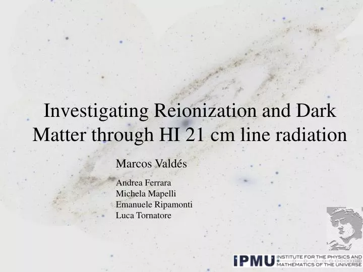 investigating reionization and dark matter through hi 21 cm line radiation