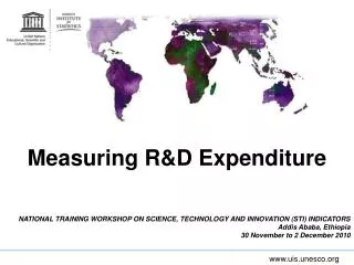 Measuring R&amp;D Expenditure