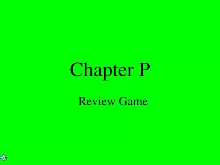 chapter p