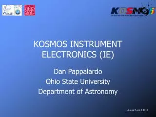 KOSMOS INSTRUMENT ELECTRONICS (IE)